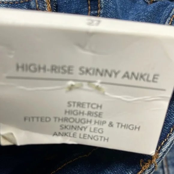 BNWT OAT jeans High rise Skinny Ankle jean 27 - Picture 9 of 9